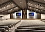 design church interior in 3d rendering, modelling visualization and animation